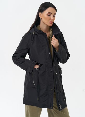 Плащ женский с капюшоном