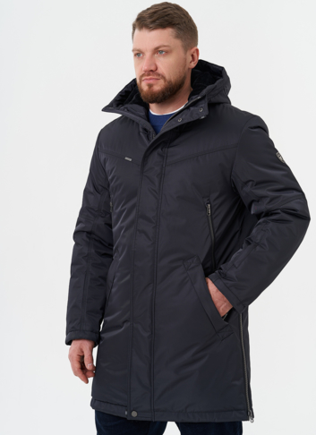 Мужской пуховик с капюшоном