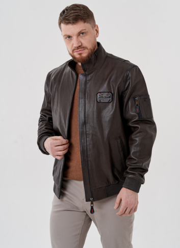 Мужская куртка из натуральной кожи 