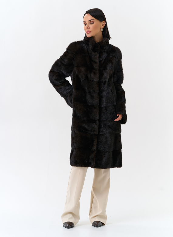 Шуба из меха норки