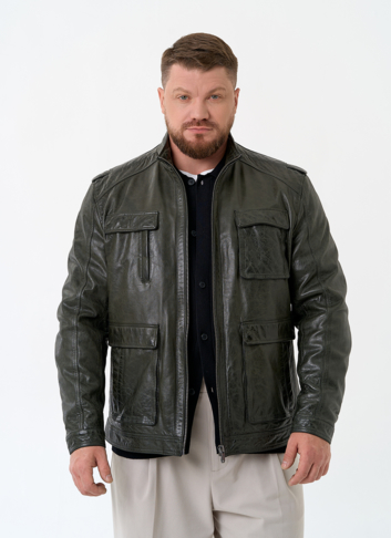 Мужская куртка из натуральной кожи