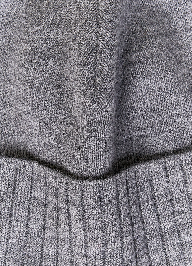 Шапка мужская серого цвета модель № 2903 универмаг малина