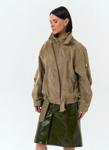 Женская куртка из эко замши