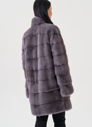 Шуба из норки 