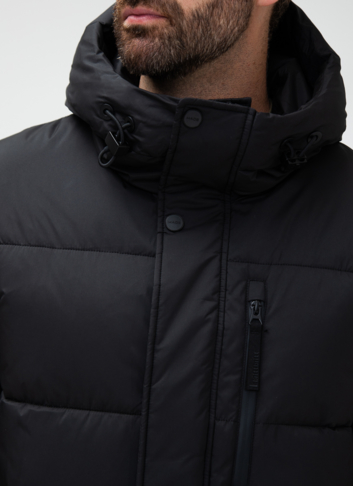 Мужской пуховик с капюшоном 