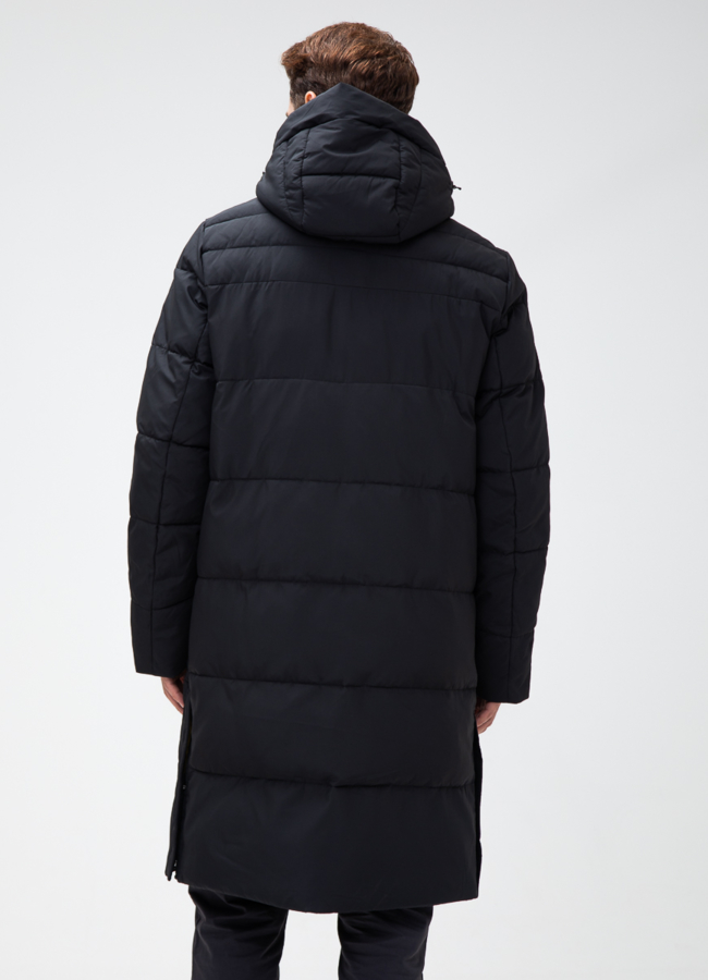 Мужской пуховик с капюшоном  модель № 27992 в рассрочку