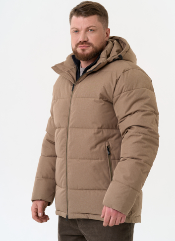 Мужской пуховик с капюшоном 